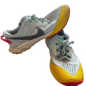 Nike Air Zoom Terra Kiger Sneakers Womens 8.5 Blue Yellow Running Shoes